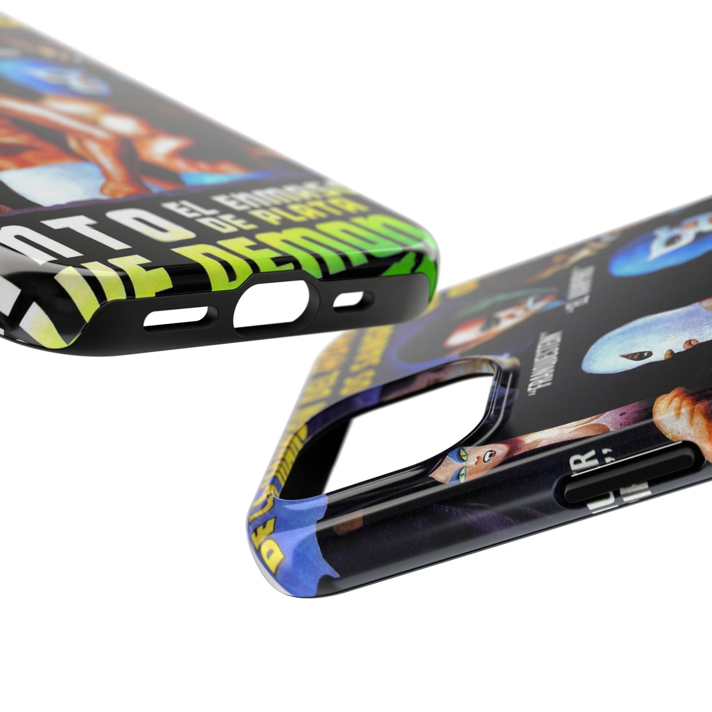Blue Demon and El Santo iPhone Case