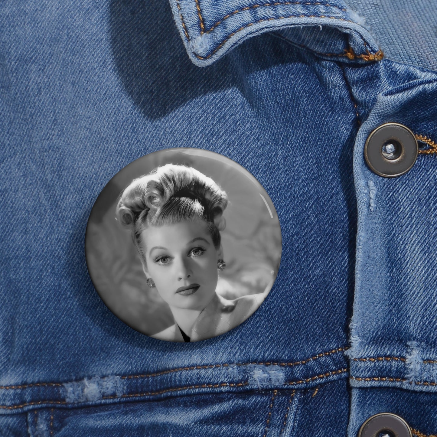 Lucille Ball Pin Button