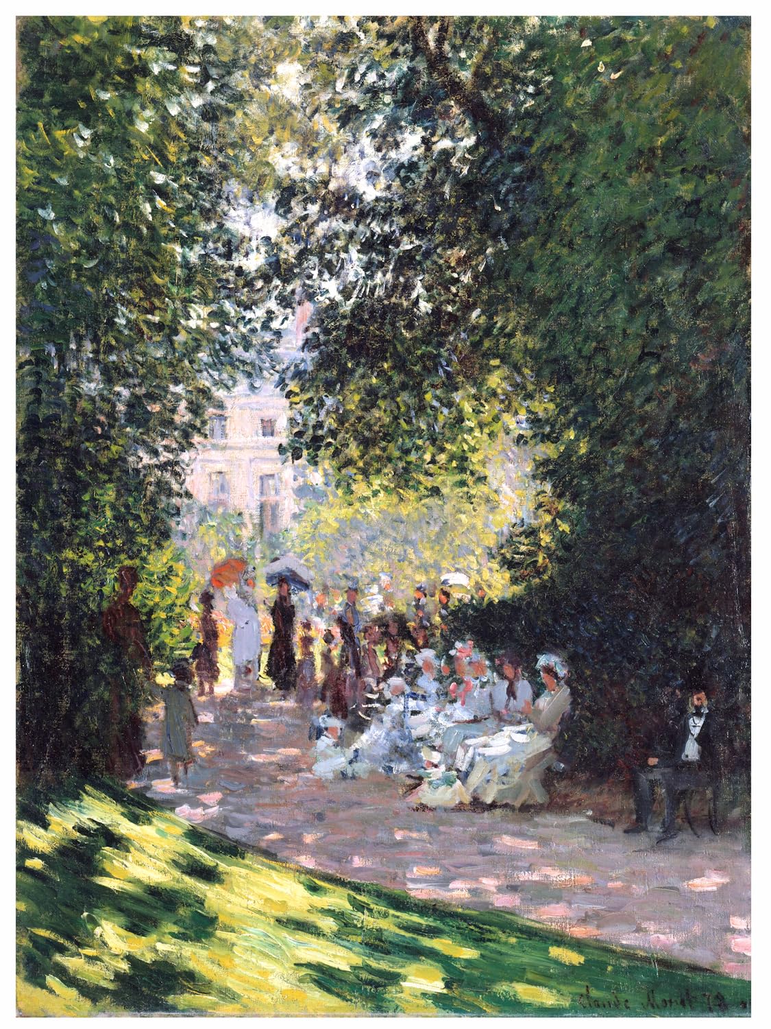 The Park Monceau by Monet