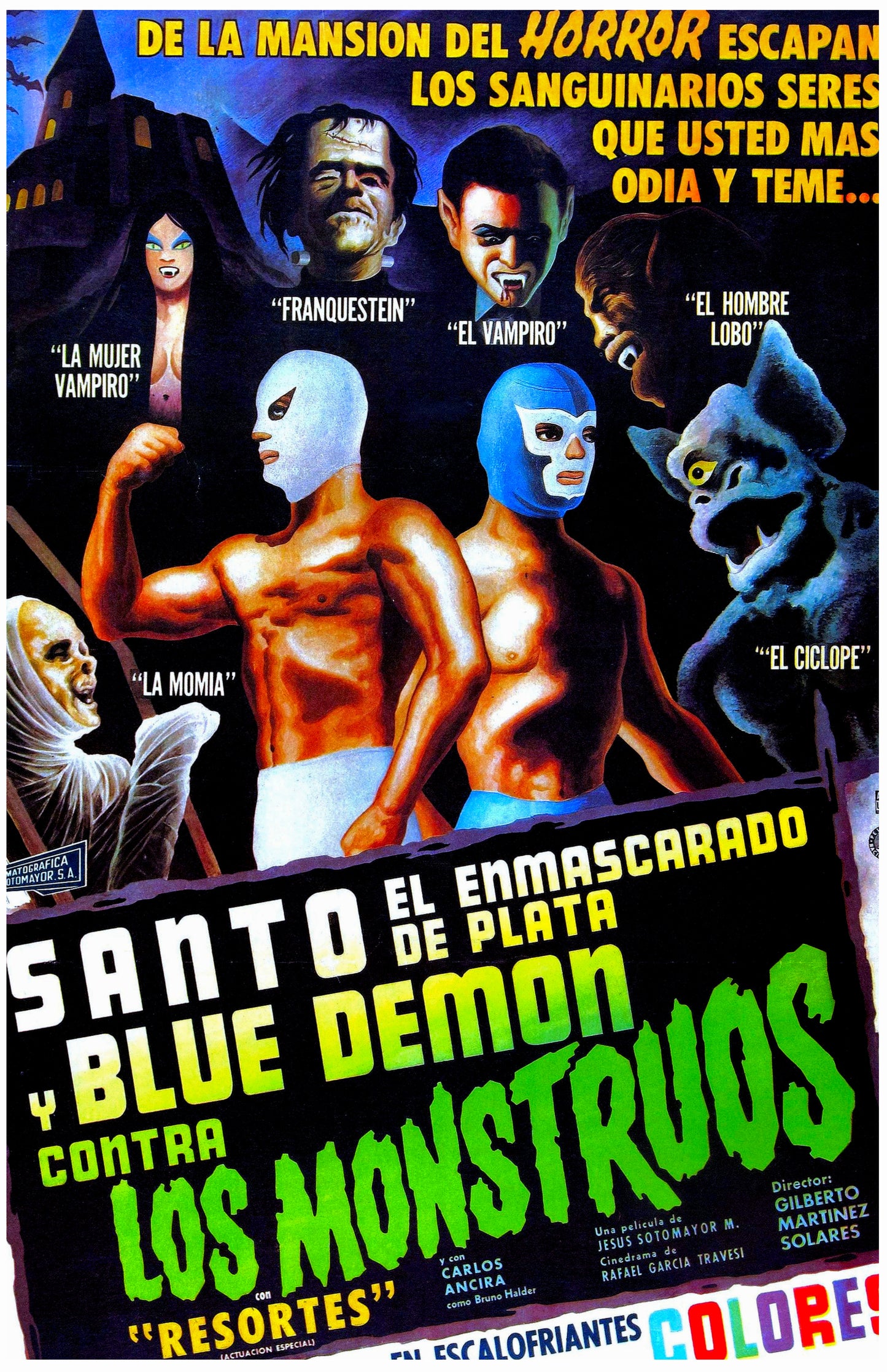 Santo and Blue Demon Against the Monsters