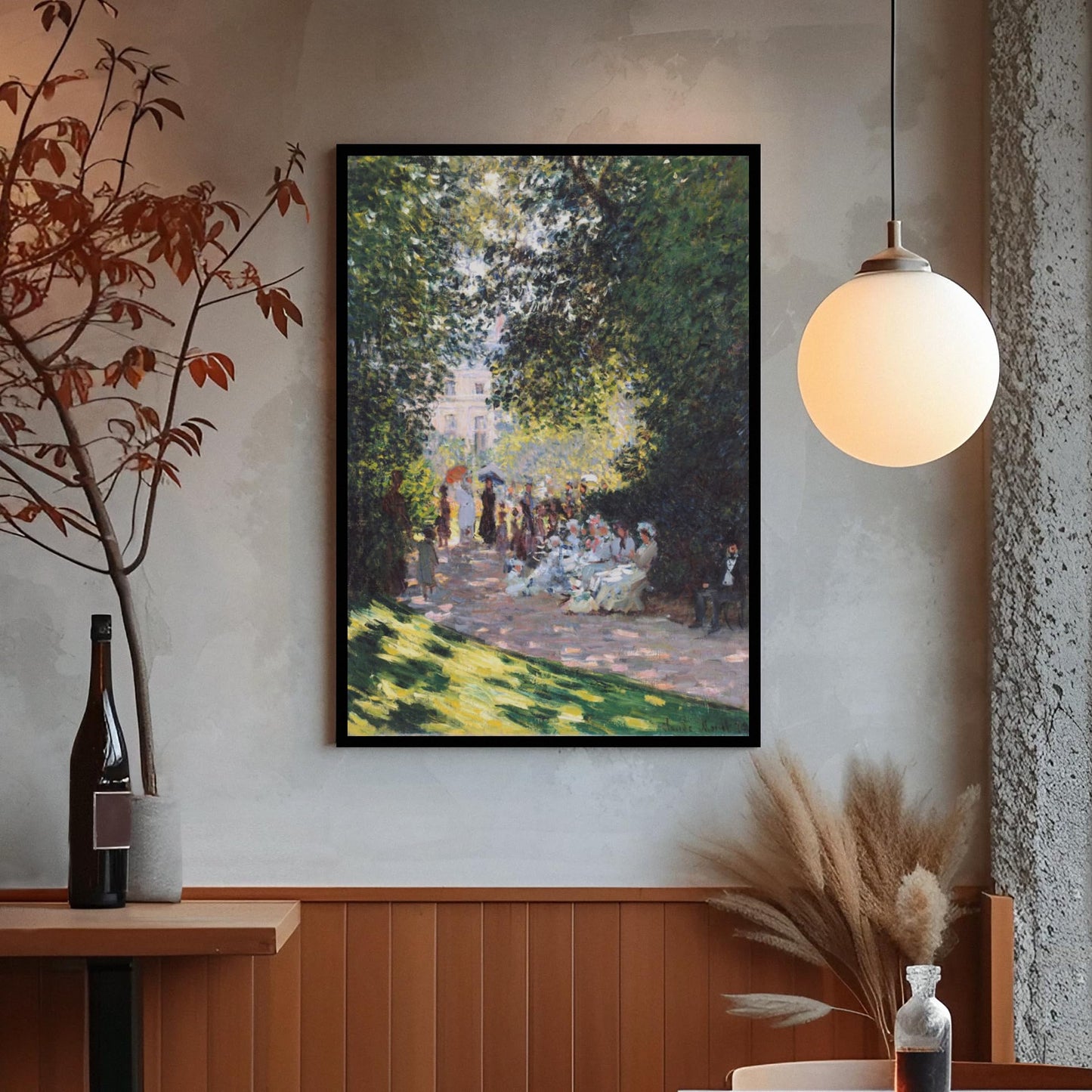 The Park Monceau by Monet
