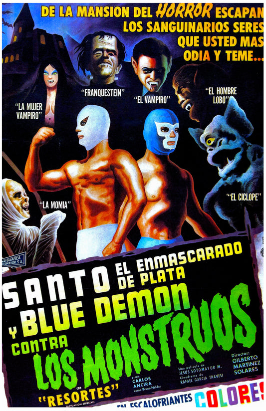Santo and Blue Demon Against the Monsters