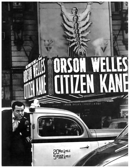Orson Welles at Citizen Kane Premiere